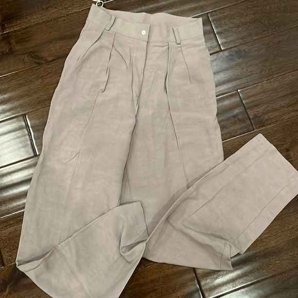 Uncle studio linen bloomers taupe size small like new - Picture 10 of 15